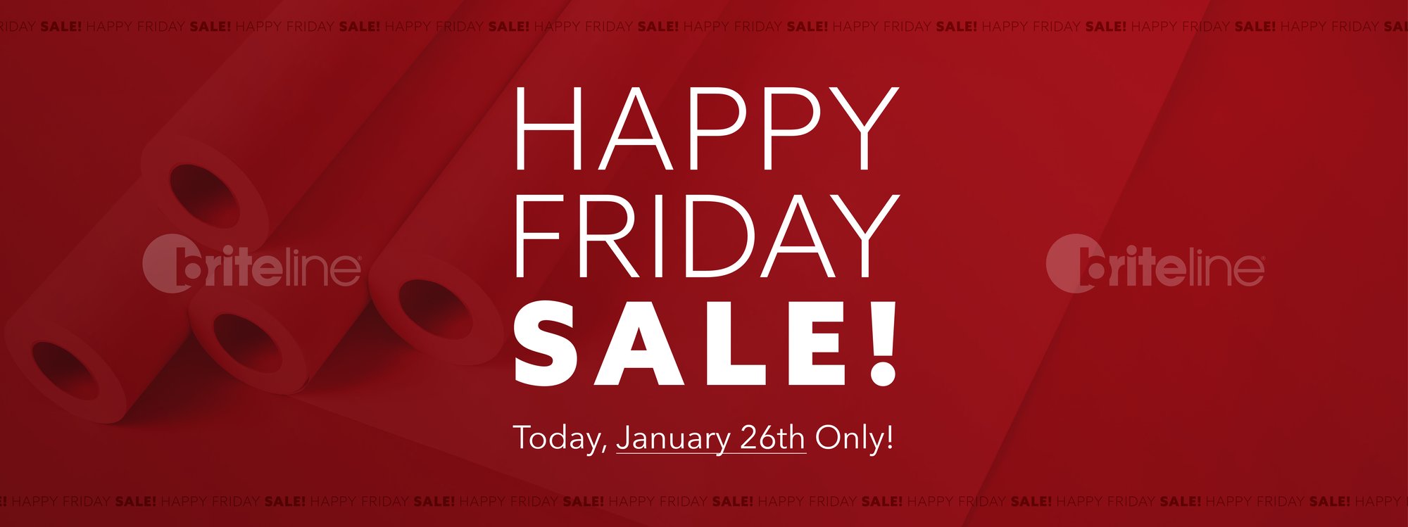 Happy Friday Sale Today January 26th Only!